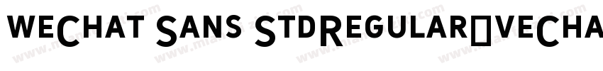 weChat Sans StdRegular(veChat Sans 字体转换